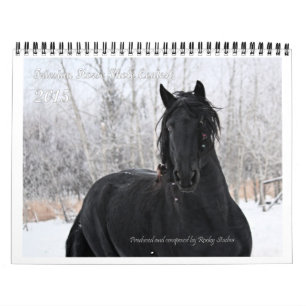 Friesian standaardgrootte van de Foto van het Kalender