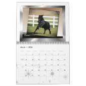 Friesian standaardgrootte van de Foto van het Kalender (Mar 2026)