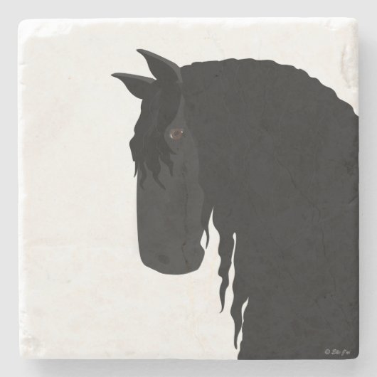Friesian Stone Onderzetter (Voorkant)
