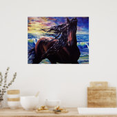 "Friesian Sunrise" Poster (Keuken)