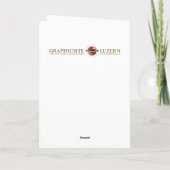 Friesian - Wenskaart Kaart (Achterkant)