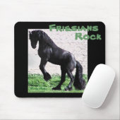 Friesians Rock Mousepad Muismat (Met muis)