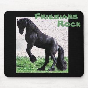 Friesians Rock Mousepad Muismat