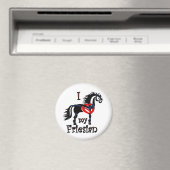 friesisch paard, celtisch ontwerp magneet (Insitu (Vaatwasser))