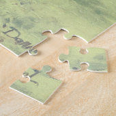 Friesisch paard van de zwarte hengst in de oceaan legpuzzel (Zijkant)