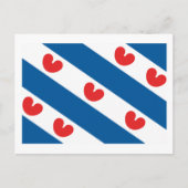 Friesland Flag Briefkaart (Voorkant)