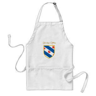 Friesland Flag Gepersonaliseerd Standaard Schort