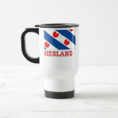Friesland Flag met naam Reisbeker (Links)