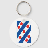 Friesland Flag Sleutelhanger (Voorkant)
