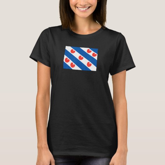 Friesland Flag T-shirt (Voorkant)