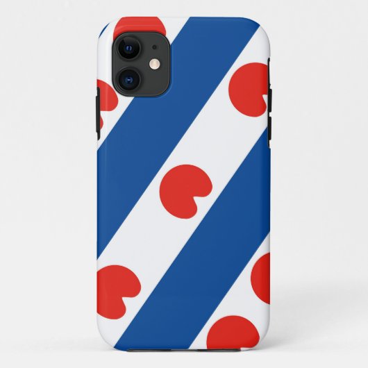 Friesland friezen vlag Nederland land regio Case-Mate iPhone Case (Achterkant)