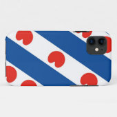 Friesland friezen vlag Nederland land regio Case-Mate iPhone Case (Achterkant (horizontaal))