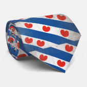 Friesland Stropdas (Opgerold)