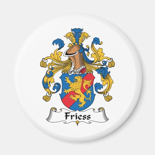 Friess Family Crest Magneet (Voorkant)