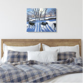 Friessische Koeien 2009 Canvas Afdruk (Insitu (Slaapkamer))