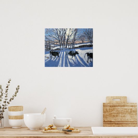 Friessische Koeien 2009 Poster (Keuken)