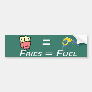 friet = brandstof bumpersticker