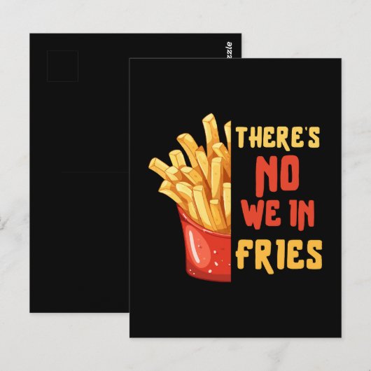 Friet Briefkaart (Voorkant / Achterkant)