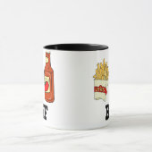 friet en ketchup BFF Mok (Midden)