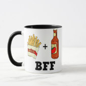 friet en ketchup BFF Mok (Links)