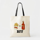 friet en ketchup BFF Tote Bag (Voorkant)