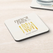 Friet is mijn liefdestaal Onderzetter (Linkerzijde)