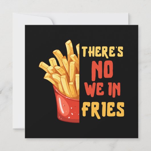 Friet Kaart (Voorkant)