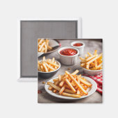 Friet & Ketchup Magneet (Voorkant / Achterkant)