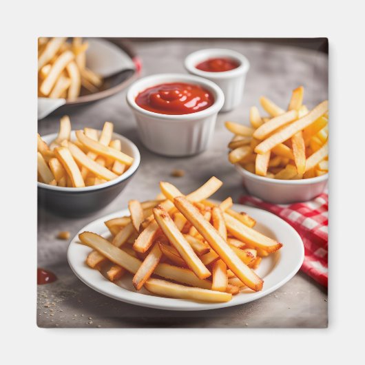 Friet & Ketchup Magneet (Voorkant)