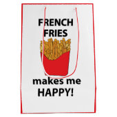 friet maakt me blij friet medium cadeauzakje (Achterkant)