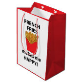 friet maakt me blij friet medium cadeauzakje (Achterkant Gekanteld)