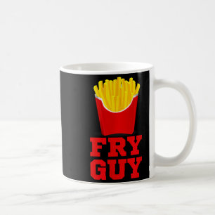 Friet Man Fast Food Liefhebber Frietjes Grappig Ni Koffiemok