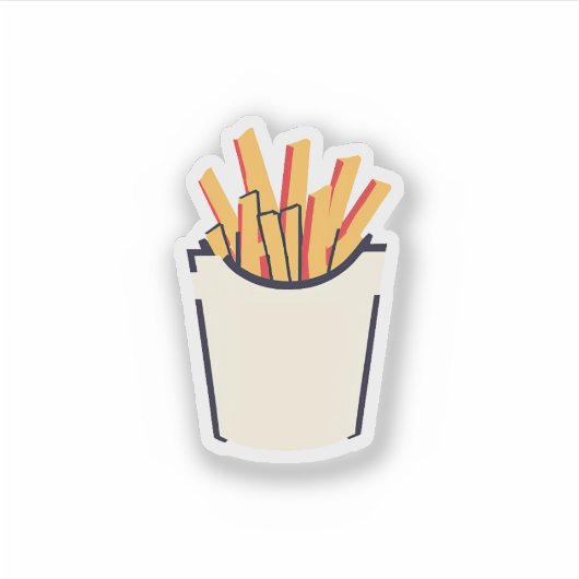 Friet Sticker (Voorkant)