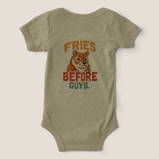 "Friet voor jongens" (Design achterkant)