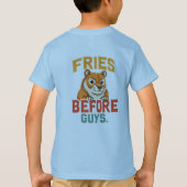 "Friet voor jongens" T-shirt (Achterkant)