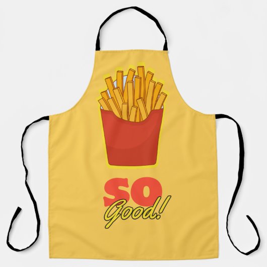 Frieten zo goed! schort (Voorkant)