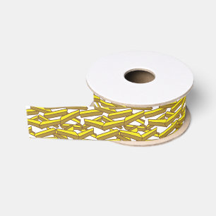 Frietjes Kinderen Verjaardagsfeestje Cake Grosgrain Lint