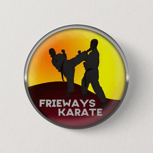 Frieways Karate Button (Voorkant)