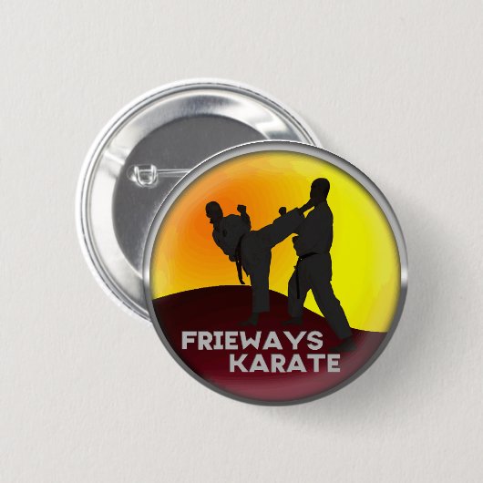 Frieways Karate Button (Voorkant /achterkant)