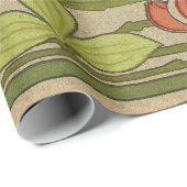 Frieze Border Art Nouveau Floral Cadeaupapier (Rol Hoek)