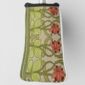 Frieze Border Art Nouveau Floral Golfheadcover (Draai 90)