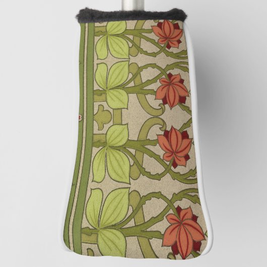 Frieze Border Art Nouveau Floral Golfheadcover (Draai 90)