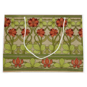 Frieze Border Art Nouveau Floral Groot Cadeauzakje (Voorkant)