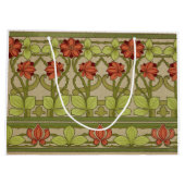 Frieze Border Art Nouveau Floral Groot Cadeauzakje (Achterkant)