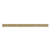Frieze Border Art Nouveau Floral Grosgrain Lint (Voorkant)