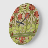 Frieze Border Art Nouveau Floral Grote Klok (Hoek)