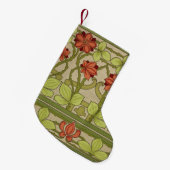 Frieze Border Art Nouveau Floral Kleine Kerstsok (Voorkant (Hangend))