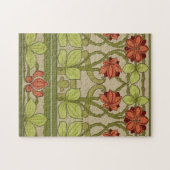 Frieze Border Art Nouveau Floral Legpuzzel (Horizontaal)