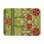 Frieze Border Art Nouveau Floral Magneet (Horizontaal)