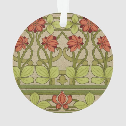Frieze Border Art Nouveau Floral Ornament (achterkant)